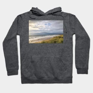 Blustery day on the beach Hoodie